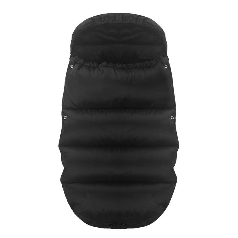 Baby stroller windshield foot cover