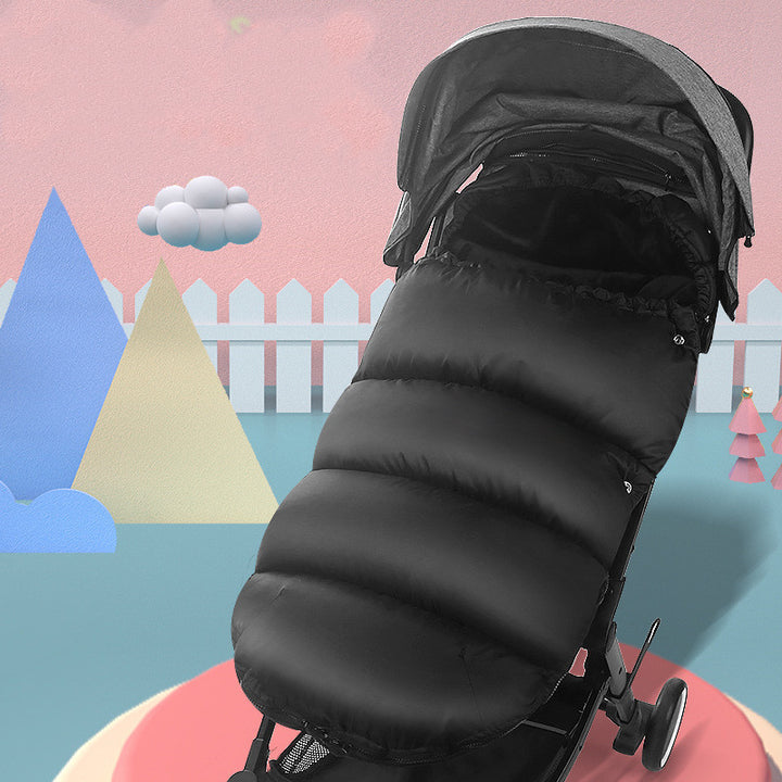 Baby stroller windshield foot cover