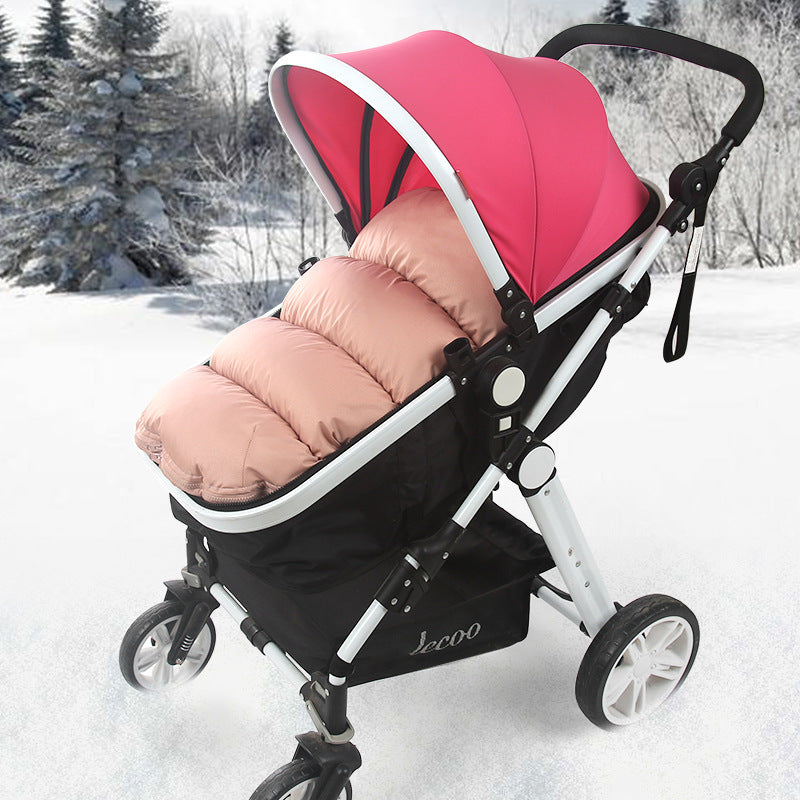 Baby stroller windshield foot cover