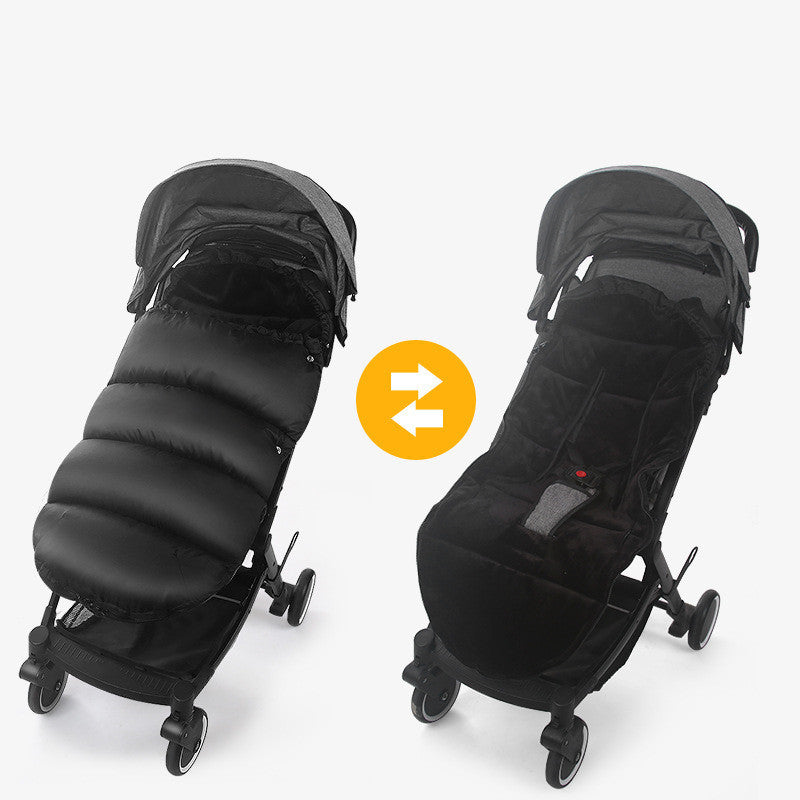 Baby stroller windshield foot cover
