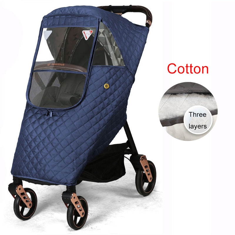 Stroller rain cover baby carriage