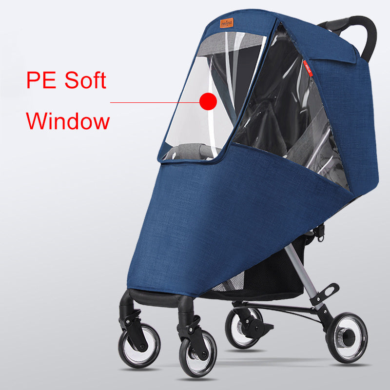 Stroller rain cover baby carriage