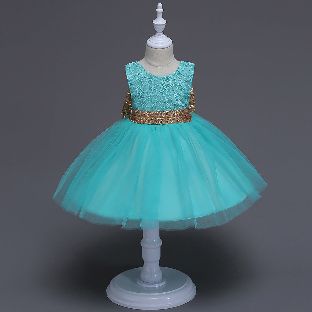 The summer and sequins big bow skirts