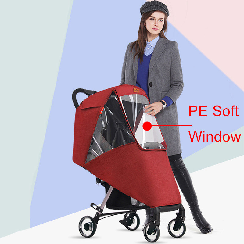 Stroller rain cover baby carriage