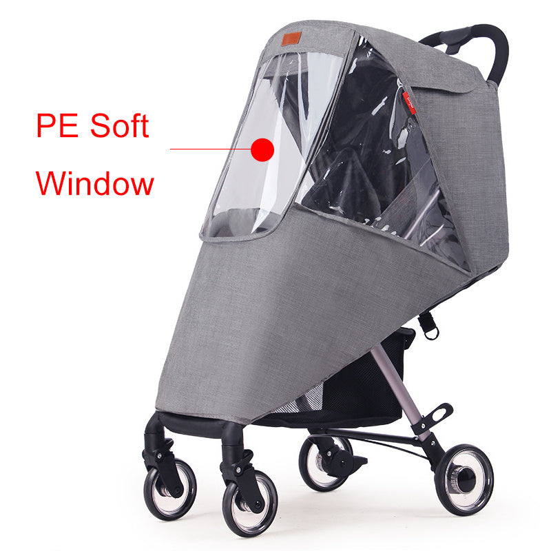 Stroller rain cover baby carriage
