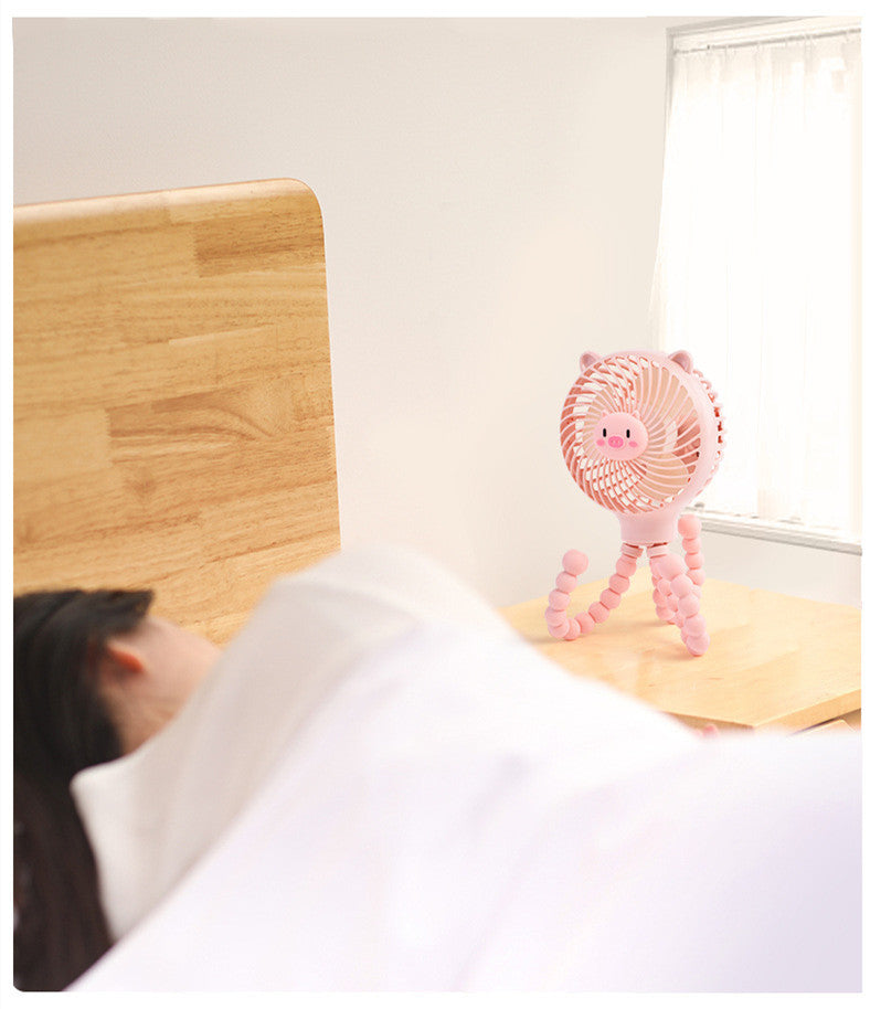 Stroller Octopus Small Fan For Baby