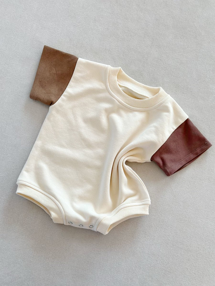 Short Sleeve Onesie Triangle Rompers