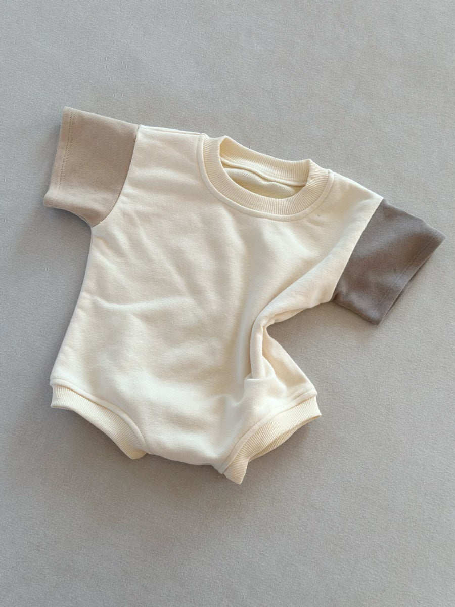 Short Sleeve Onesie Triangle Rompers