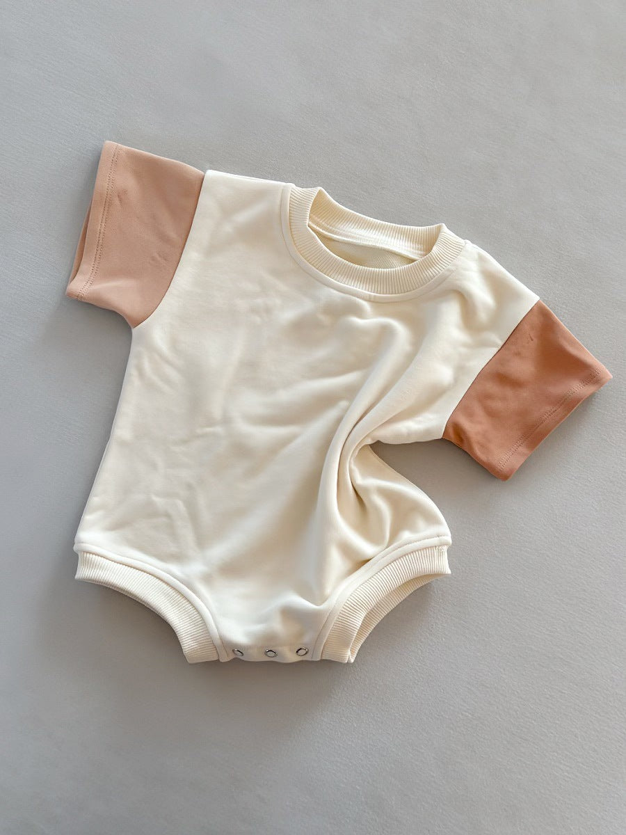 Short Sleeve Onesie Triangle Rompers
