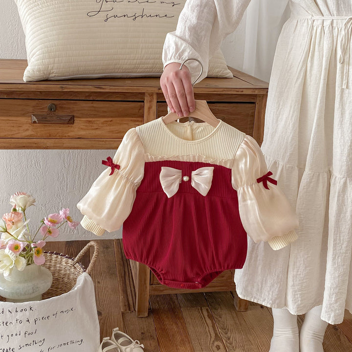 Puff Sleeve Bottom-covering Rompers