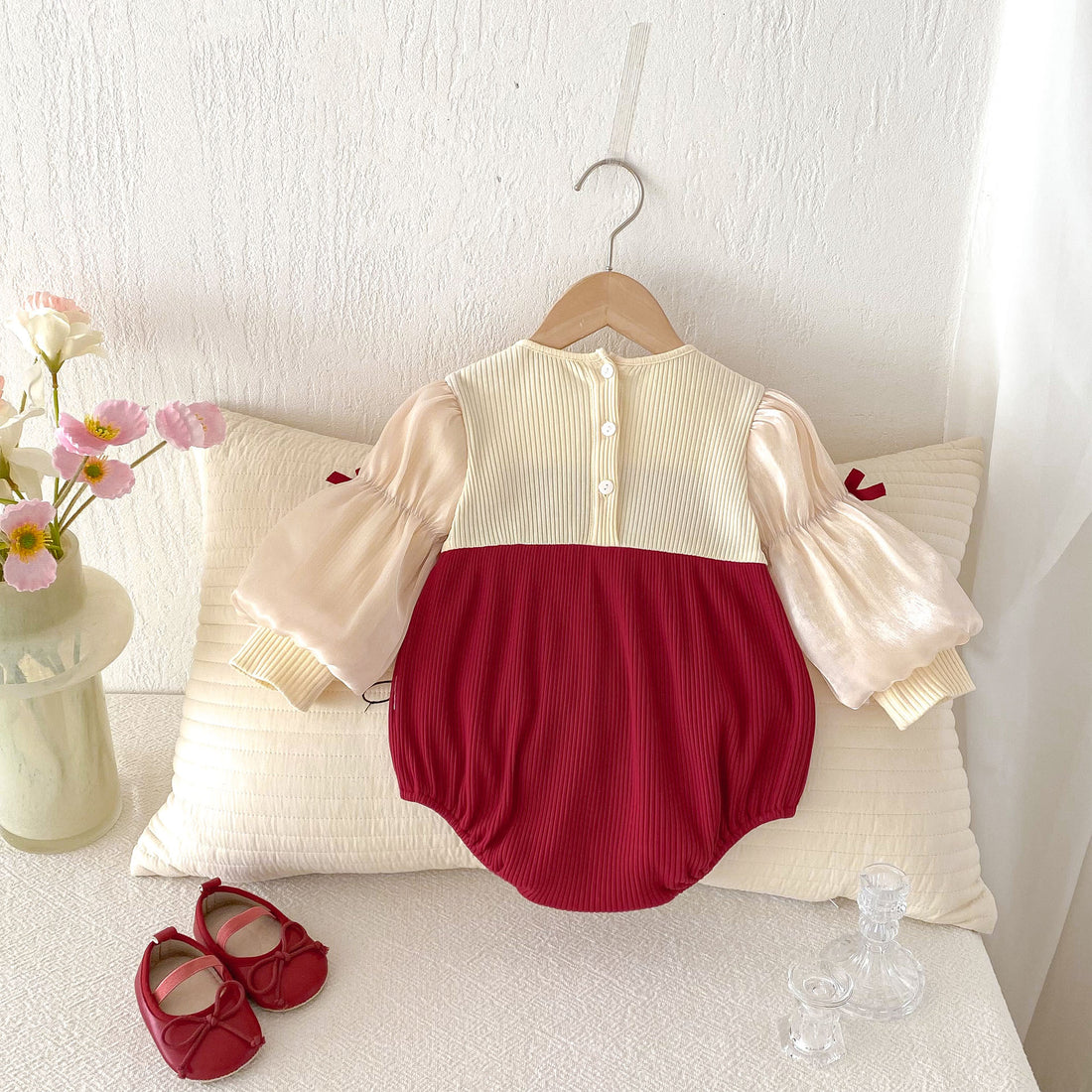 Puff Sleeve Bottom-covering Rompers