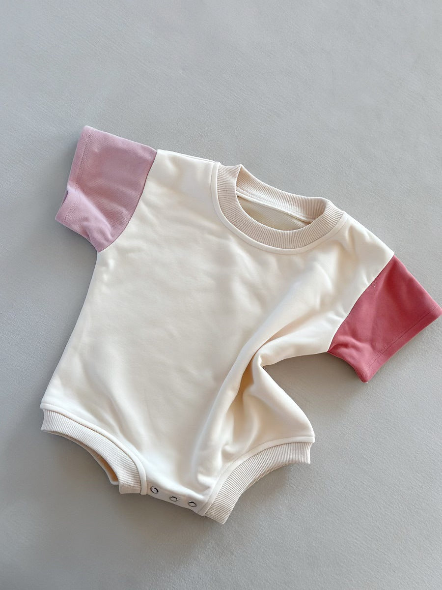 Short Sleeve Onesie Triangle Rompers