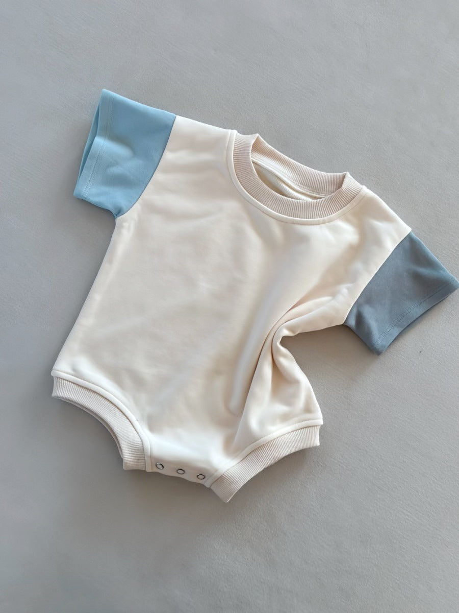 Short Sleeve Onesie Triangle Rompers